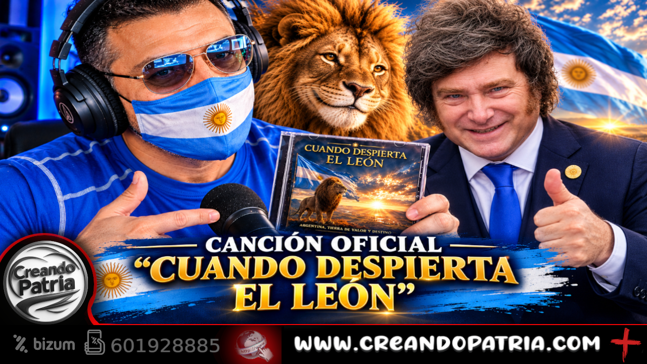 ✅ ÁLBUM "Cuando Despierta el León" 💯 Canción oficial del artista CREANDO PATRIA ‪@OPRArg‬